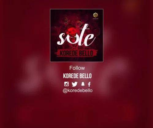 Korede Bello – Sote