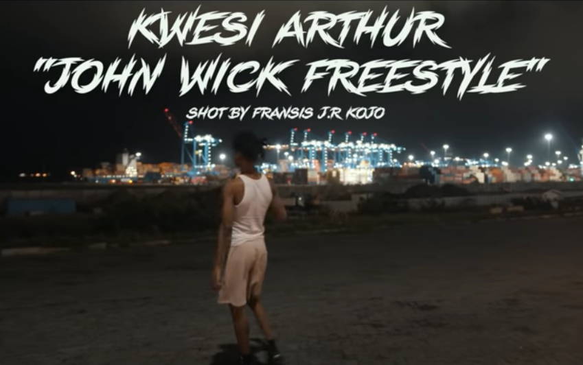 Official Video John Wick Freestyle Video By Kwesi Arthur Halmblogcom