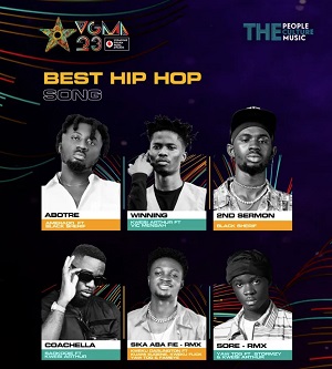 best hip hop song vgma 23