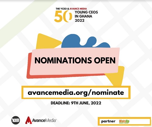 nominations opened for 2022 top 50 young ceos in ghana ranking