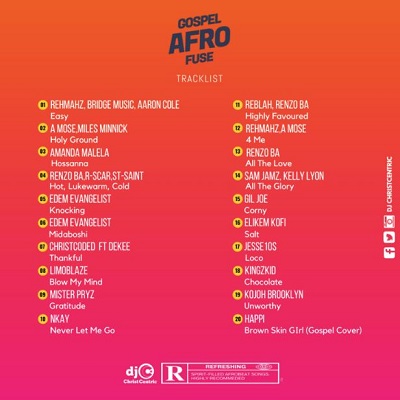 dj christcentric – gospel afro fuse track list