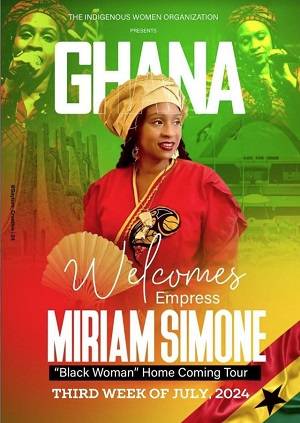 empress miriam simone's ghanaian homecoming